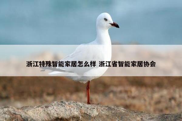 浙江特殊智能家居怎么样 浙江省智能家居协会