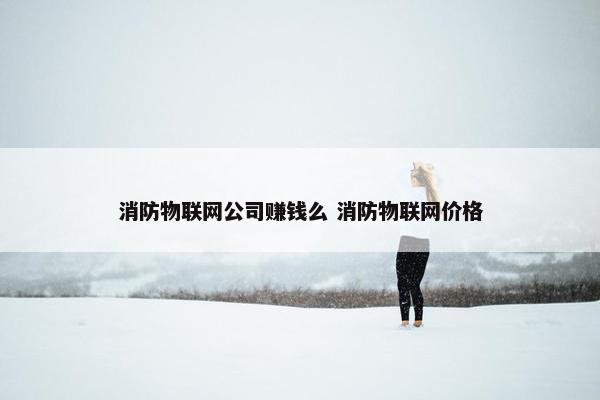 消防物联网公司赚钱么 消防物联网价格