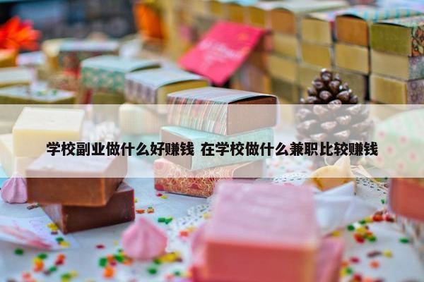 学校副业做什么好赚钱 在学校做什么兼职比较赚钱