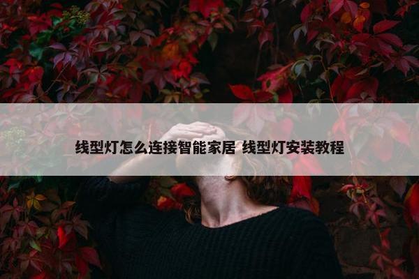 线型灯怎么连接智能家居 线型灯安装教程