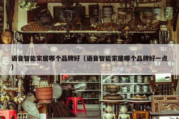 语音智能家居哪个品牌好（语音智能家居哪个品牌好一点）