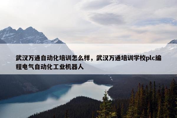 武汉万通自动化培训怎么样，武汉万通培训学校plc编程电气自动化工业机器人