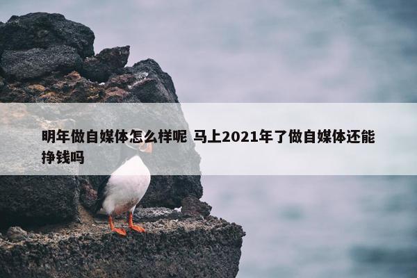 明年做自媒体怎么样呢 马上2021年了做自媒体还能挣钱吗