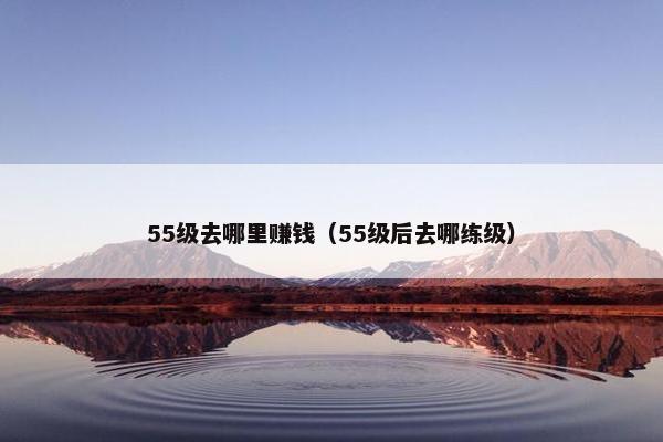 55级去哪里赚钱（55级后去哪练级）