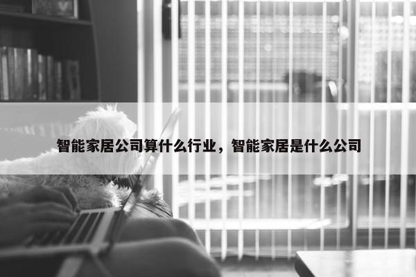 智能家居公司算什么行业，智能家居是什么公司