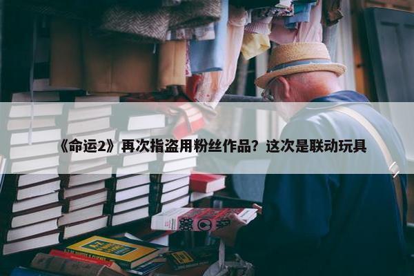 《命运2》再次指盗用粉丝作品？这次是联动玩具