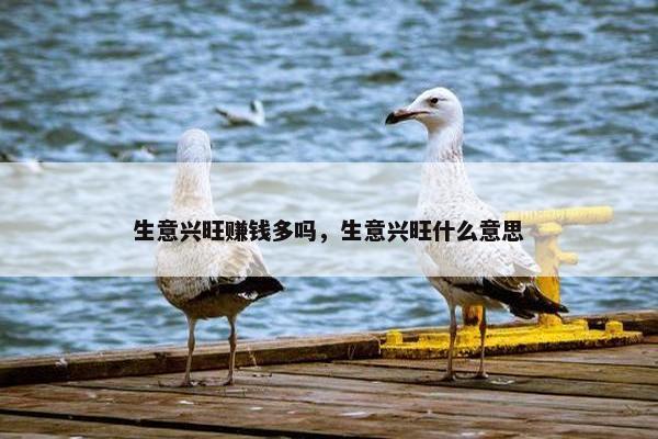 生意兴旺赚钱多吗，生意兴旺什么意思