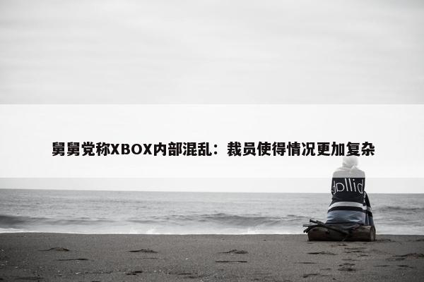 舅舅党称XBOX内部混乱：裁员使得情况更加复杂