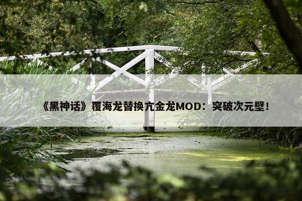 《黑神话》覆海龙替换亢金龙MOD：突破次元壁！