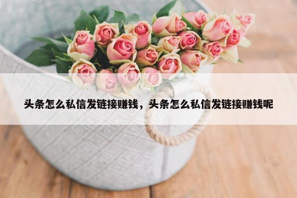 头条怎么私信发链接赚钱，头条怎么私信发链接赚钱呢