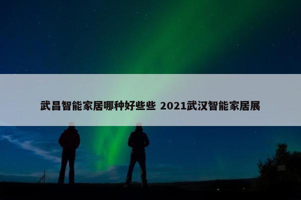 武昌智能家居哪种好些些 2021武汉智能家居展