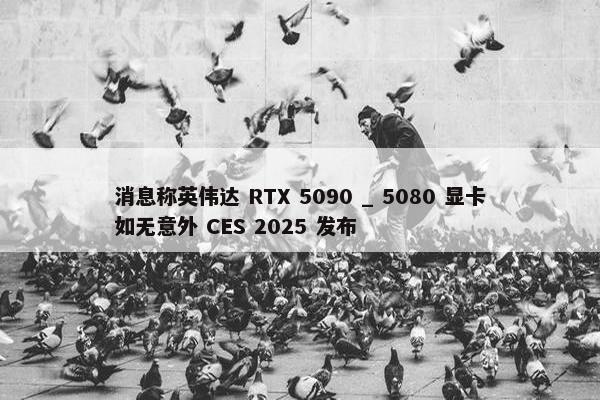 消息称英伟达 RTX 5090 _ 5080 显卡如无意外 CES 2025 发布