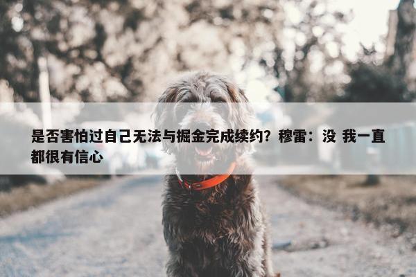 是否害怕过自己无法与掘金完成续约？穆雷：没 我一直都很有信心