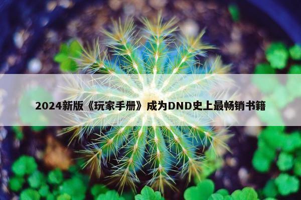 2024新版《玩家手册》成为DND史上最畅销书籍