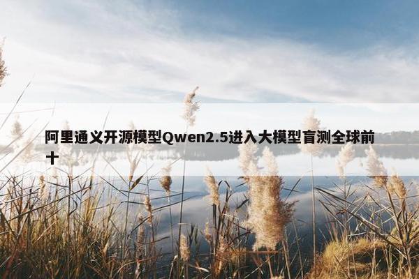 阿里通义开源模型Qwen2.5进入大模型盲测全球前十