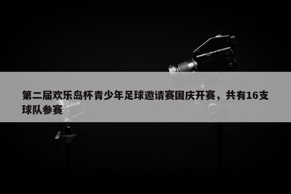 第二届欢乐岛杯青少年足球邀请赛国庆开赛，共有16支球队参赛