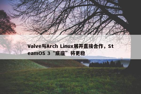 Valve与Arch Linux展开直接合作，SteamOS 3“底座”将更稳