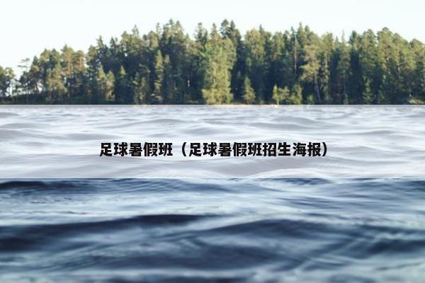 足球暑假班（足球暑假班招生海报）