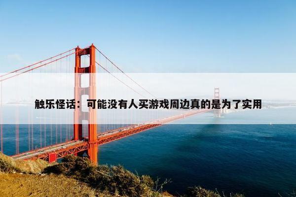 触乐怪话：可能没有人买游戏周边真的是为了实用