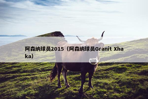 阿森纳球员2015（阿森纳球员Granit Xhaka）