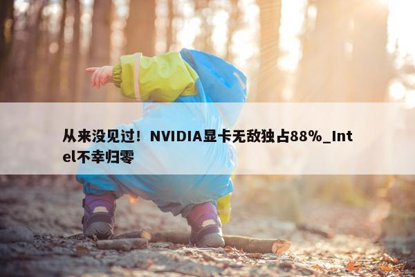 从来没见过！NVIDIA显卡无敌独占88％_Intel不幸归零