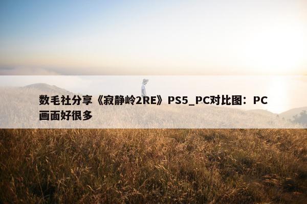 数毛社分享《寂静岭2RE》PS5_PC对比图：PC画面好很多