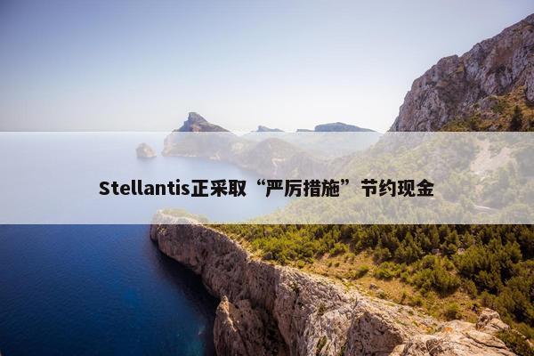 Stellantis正采取“严厉措施”节约现金