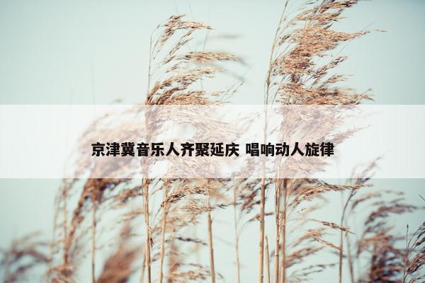 京津冀音乐人齐聚延庆 唱响动人旋律