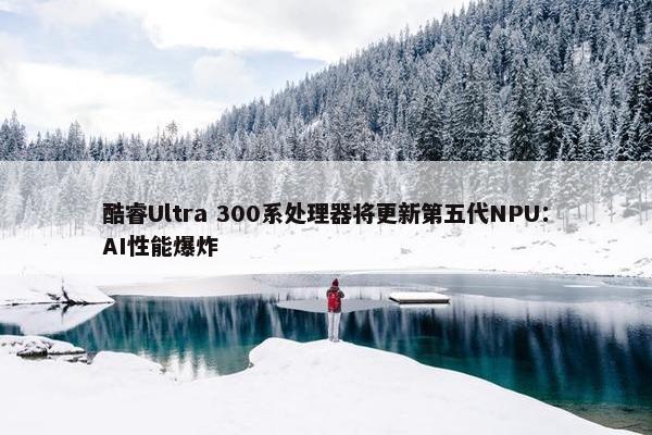 酷睿Ultra 300系处理器将更新第五代NPU：AI性能爆炸