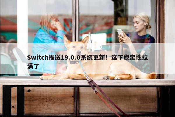 Switch推送19.0.0系统更新！这下稳定性拉满了