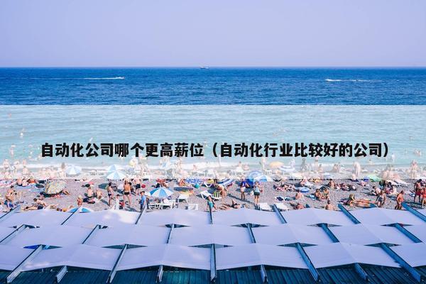 自动化公司哪个更高薪位（自动化行业比较好的公司）