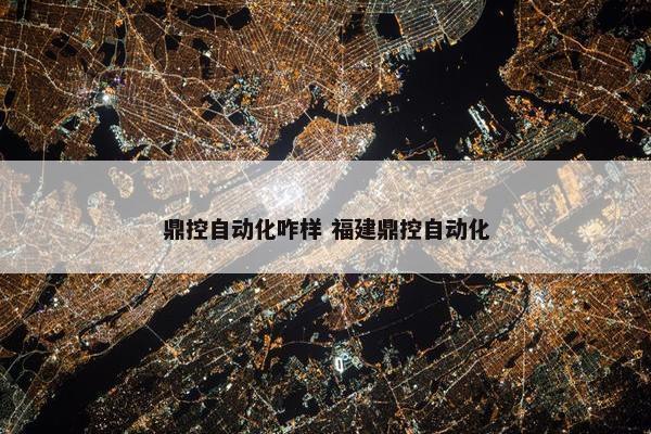 鼎控自动化咋样 福建鼎控自动化