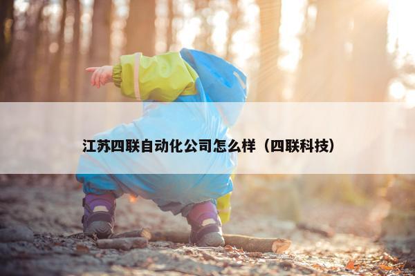 江苏四联自动化公司怎么样（四联科技）