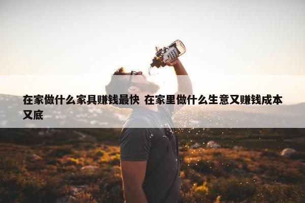 在家做什么家具赚钱最快 在家里做什么生意又赚钱成本又底