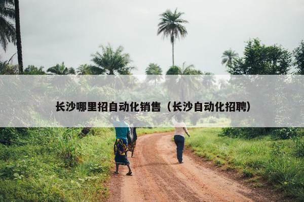 长沙哪里招自动化销售（长沙自动化招聘）