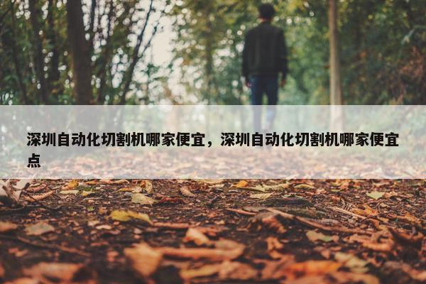 深圳自动化切割机哪家便宜，深圳自动化切割机哪家便宜点