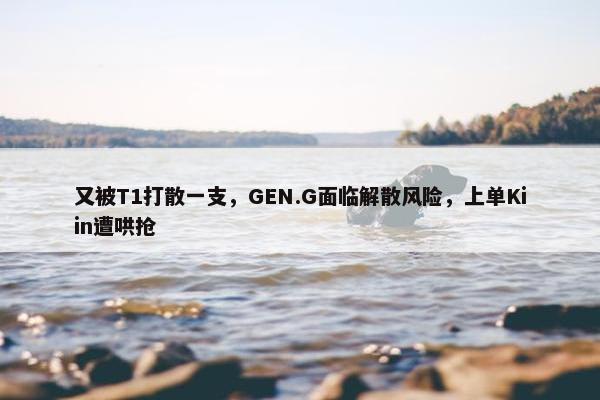 又被T1打散一支，GEN.G面临解散风险，上单Kiin遭哄抢