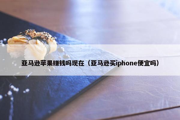 亚马逊苹果赚钱吗现在（亚马逊买iphone便宜吗）