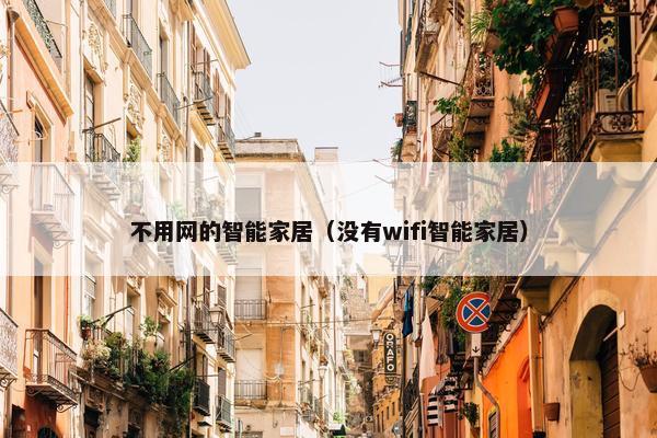 不用网的智能家居（没有wifi智能家居）