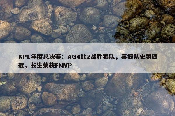 KPL年度总决赛：AG4比2战胜狼队，喜提队史第四冠，长生荣获FMVP