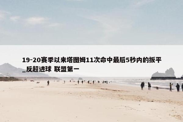 19-20赛季以来塔图姆11次命中最后5秒内的扳平_反超进球 联盟第一