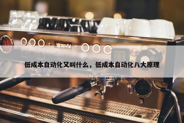 低成本自动化又叫什么，低成本自动化八大原理