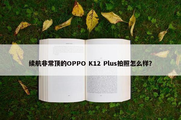 续航非常顶的OPPO K12 Plus拍照怎么样？