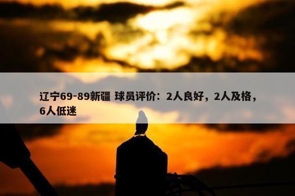 辽宁69-89新疆 球员评价：2人良好，2人及格，6人低迷