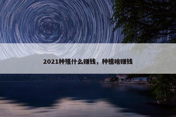 2021种殖什么赚钱，种植啥赚钱