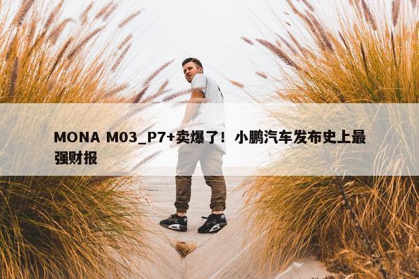 MONA M03_P7+卖爆了！小鹏汽车发布史上最强财报