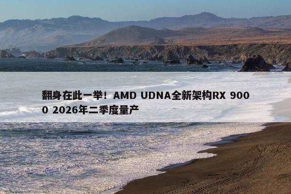 翻身在此一举！AMD UDNA全新架构RX 9000 2026年二季度量产