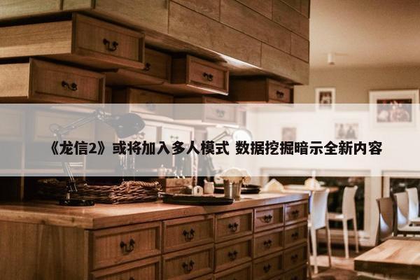 《龙信2》或将加入多人模式 数据挖掘暗示全新内容