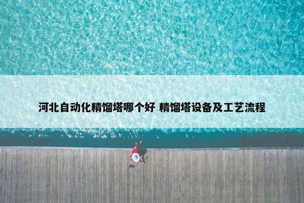 河北自动化精馏塔哪个好 精馏塔设备及工艺流程