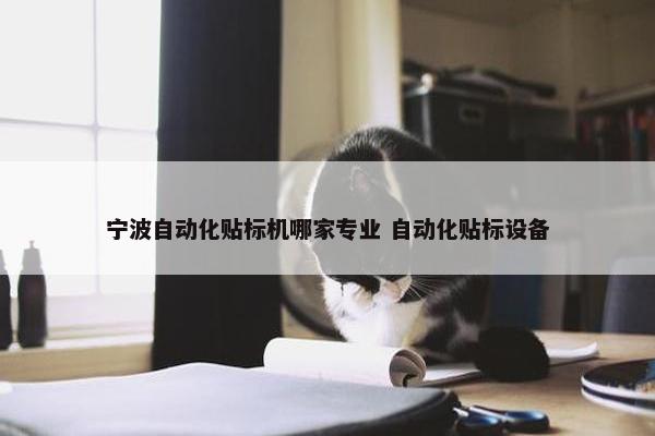 宁波自动化贴标机哪家专业 自动化贴标设备